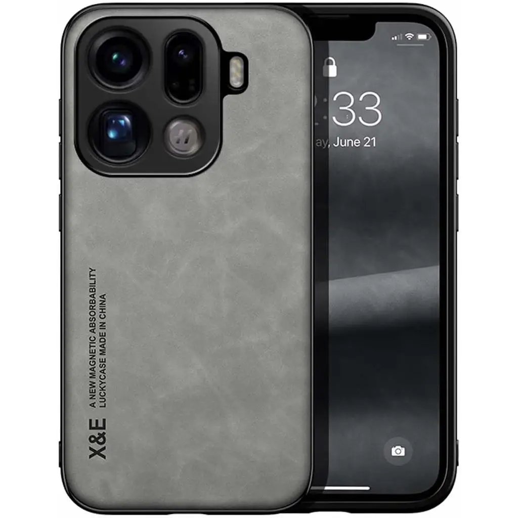 

For with Oppo Find X9 Pro Cover,Magnetic Attraction Inside,Anti-Drop Camera Protect 2 in 1 Phone Case