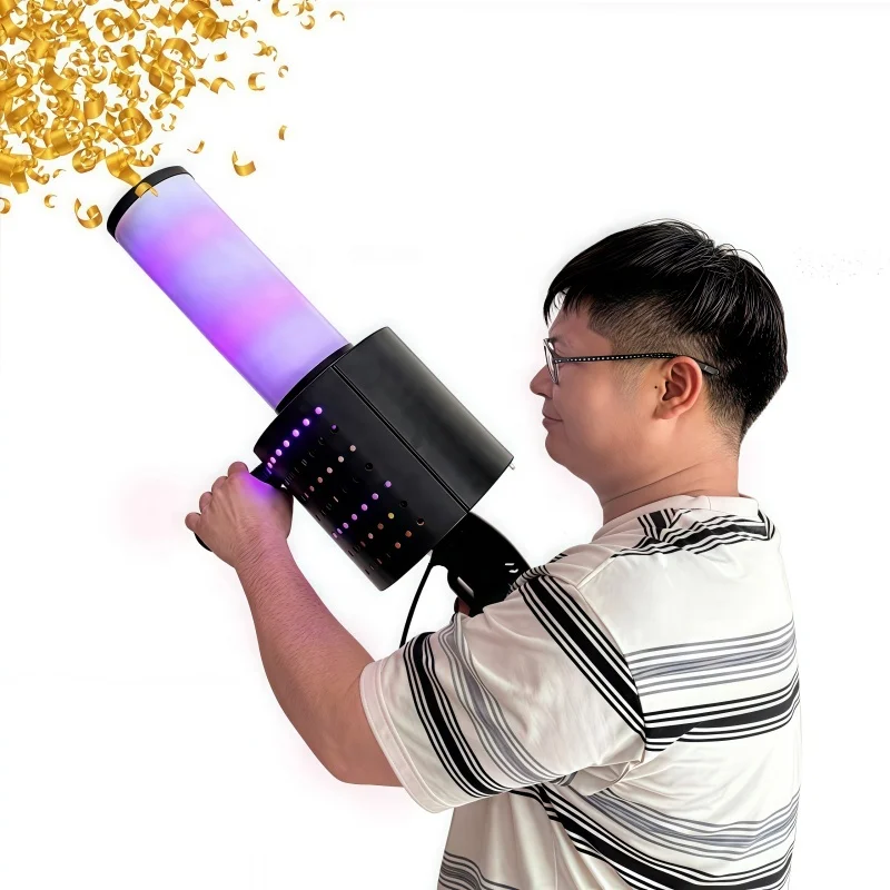 Disco Hood Special Effects Fog Led Jet Paper Co2 Confetti Gun Party Wedding Stage Concert