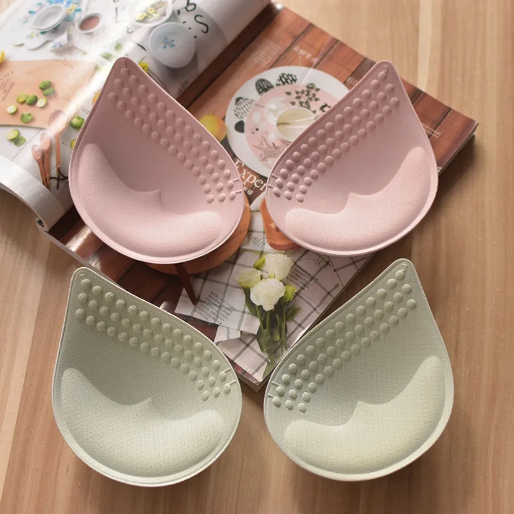 Atmungsaktive Push-Up Wiederverwendbare Wasser Tropfen Form Brust Bh Einsätze Frauen Kleidung Zubehör Brust Tassen Pad Bikini Polsterung Einsätze