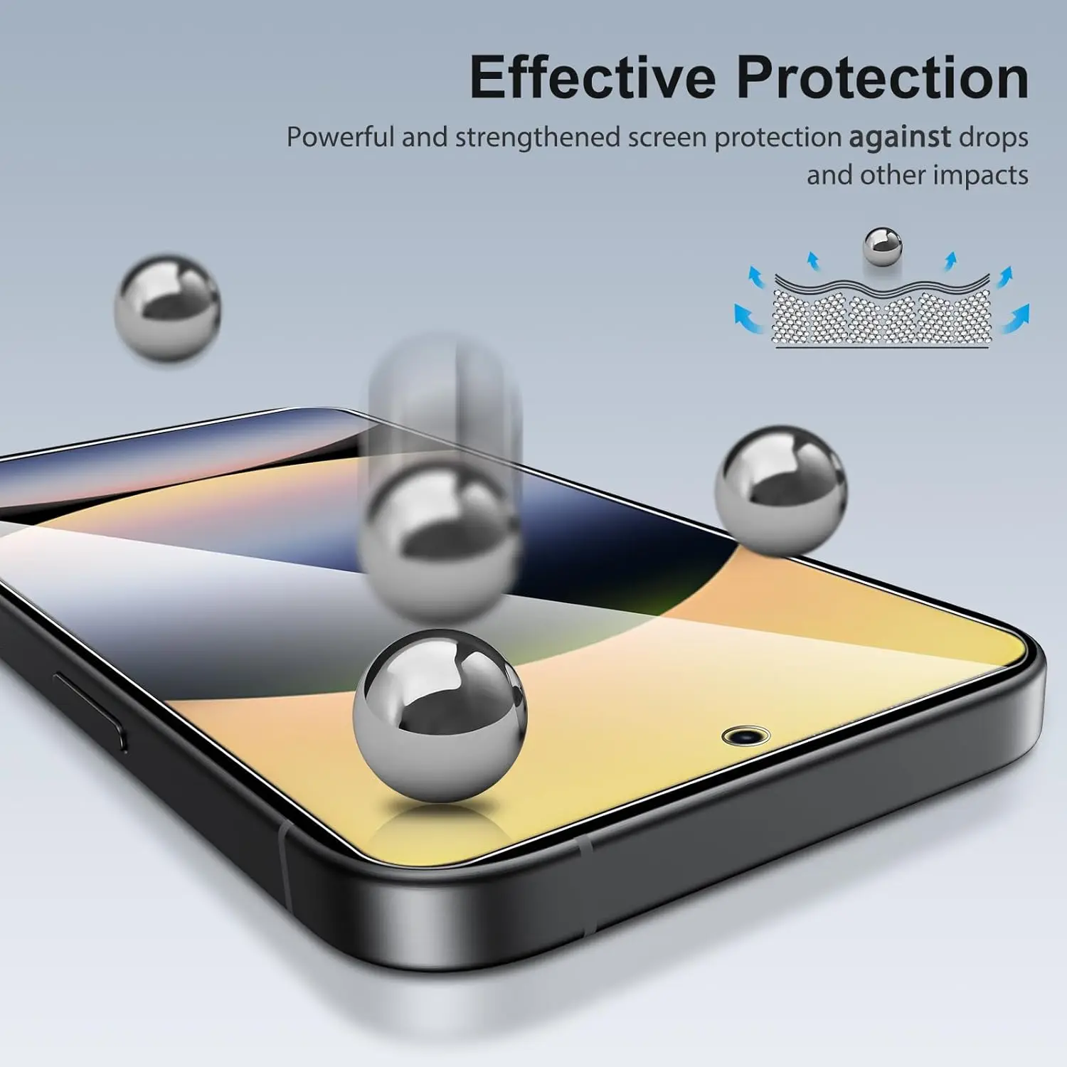 Redmi Note 14 5G HD 강화 유리용 9H 화면 보호기 2/4개 - 2