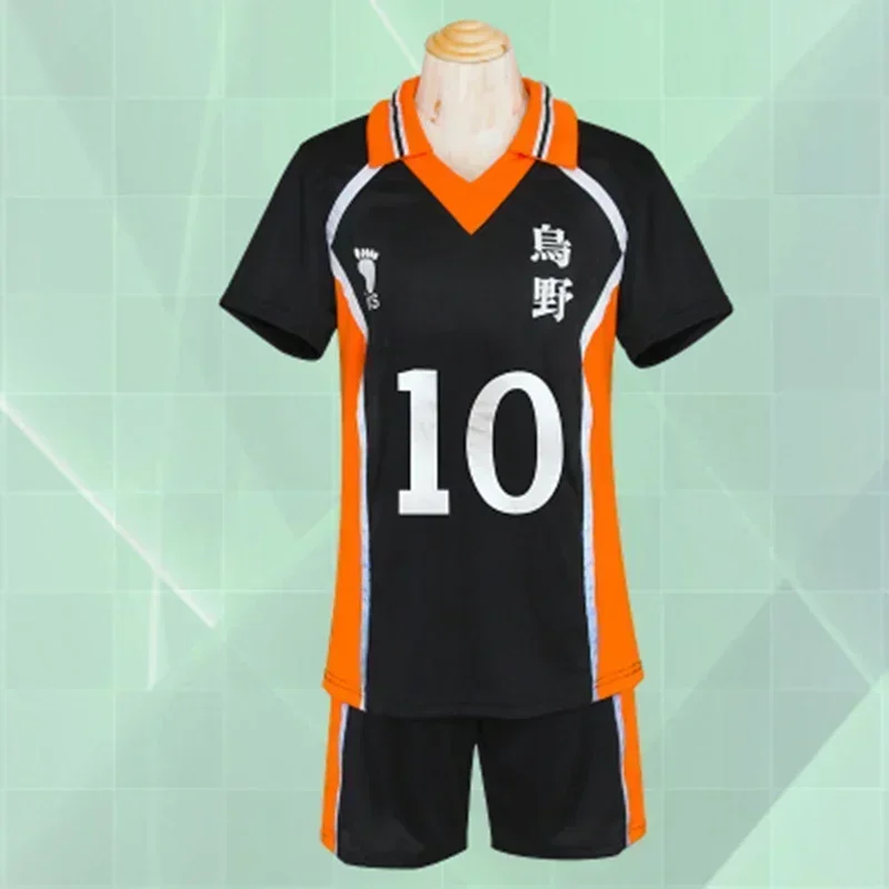 

Costume de Cosplay du lycée Haikyuu Karasuno, Hinata Shyouyou Nekoma, vêtements de sport de volley-ball du lycée, ensemble de ge