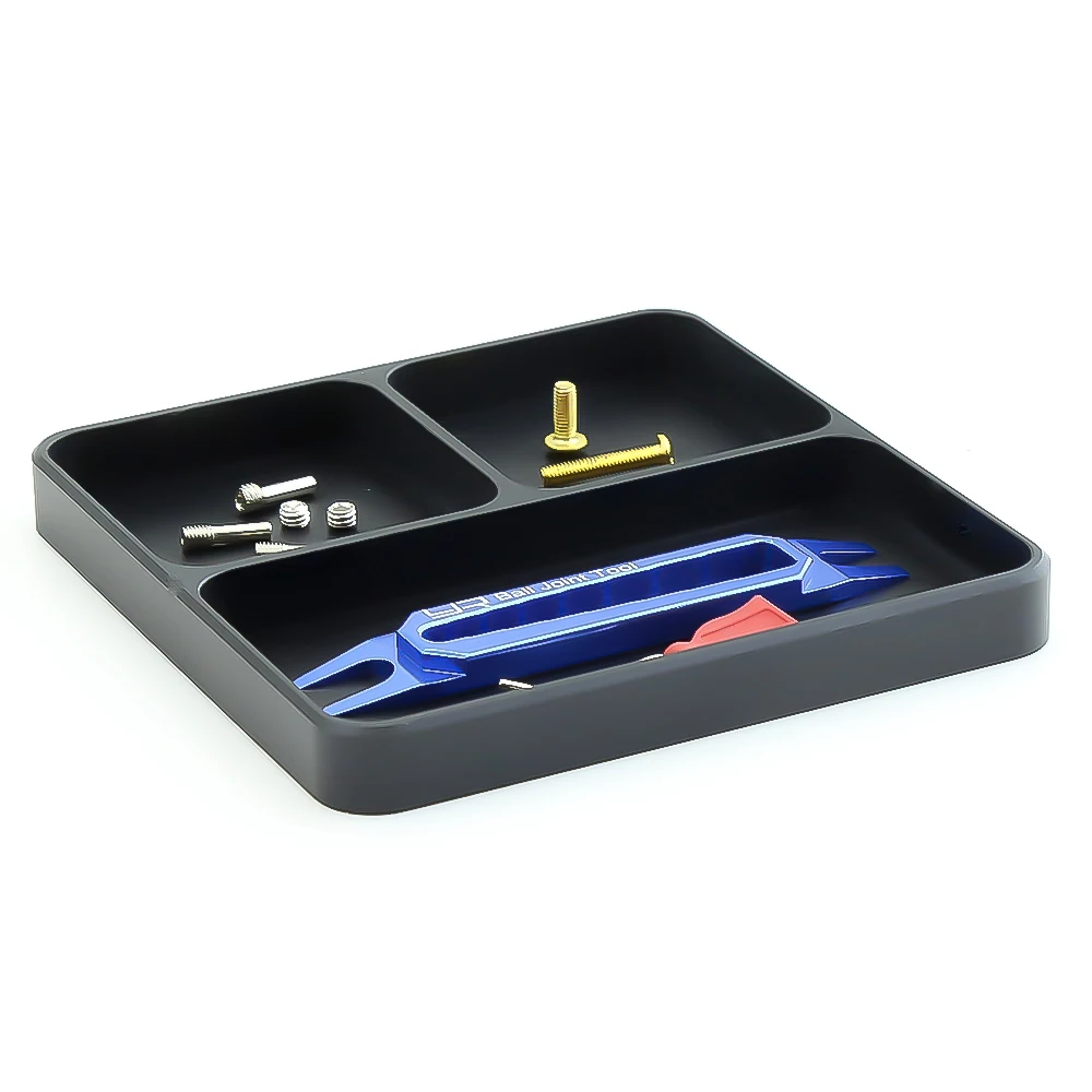 Metal Screw Tray Small Screw Plate Storage Box Tool Tray For RC Phone Car Repair Tools Mobile Repair Screw Mat