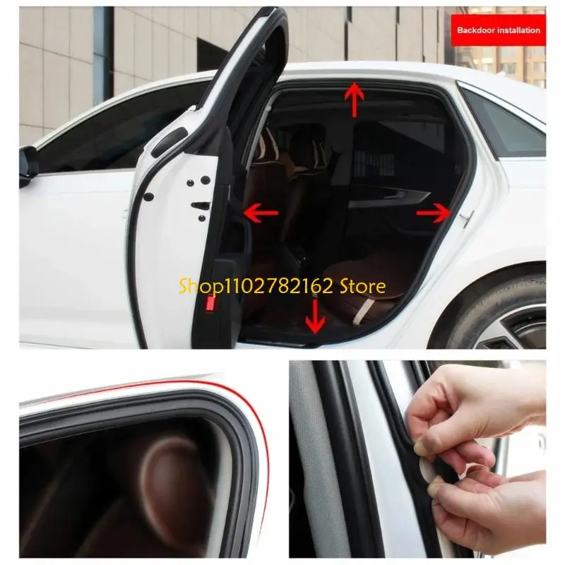 547B Weather Resistant Rubber Seal Strips For Vehicle Roof Rails Quick Installation Dustproof Barrier Rubber Construction