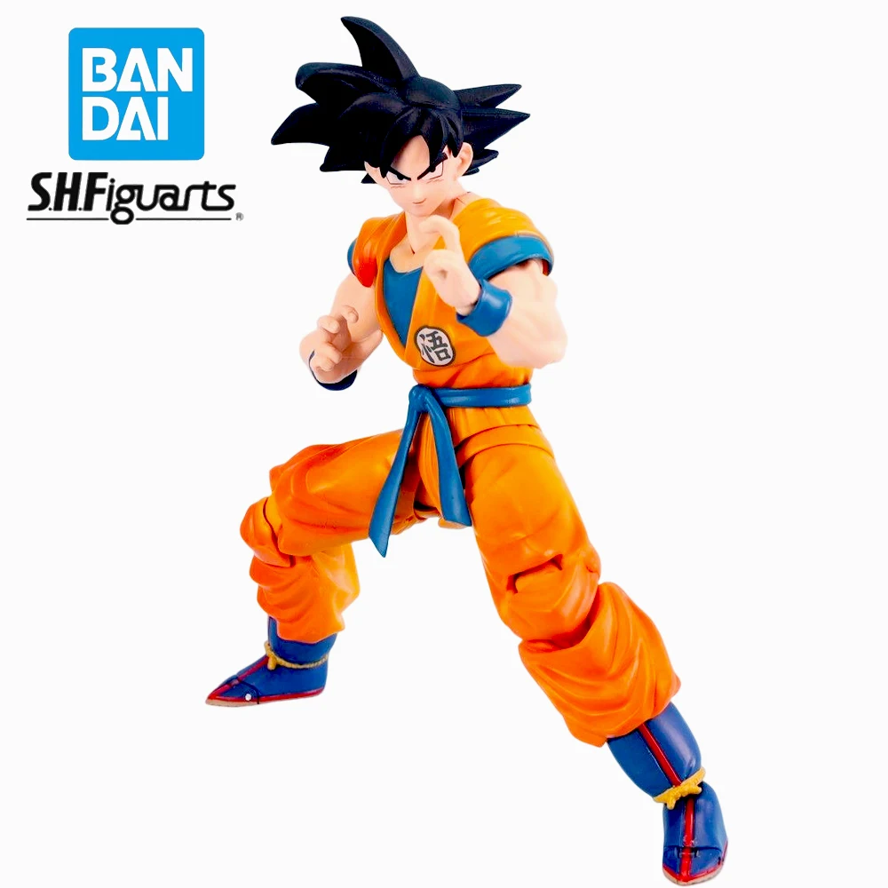 

In Stock Bandai Genuine S.H.Figuarts Dragon Ball GT Son Goku 14CM Normal Form Action Figure Boxed Collectible Model Doll Toys