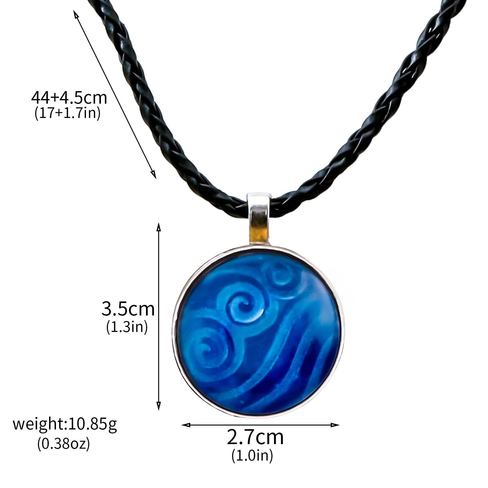 Avatar The Last Airbender Necklace Kingdom Jewelry Anime Katara   Water Tribe Pendant Glass Dome Necklace Cosplay Props Jewelry - view 6