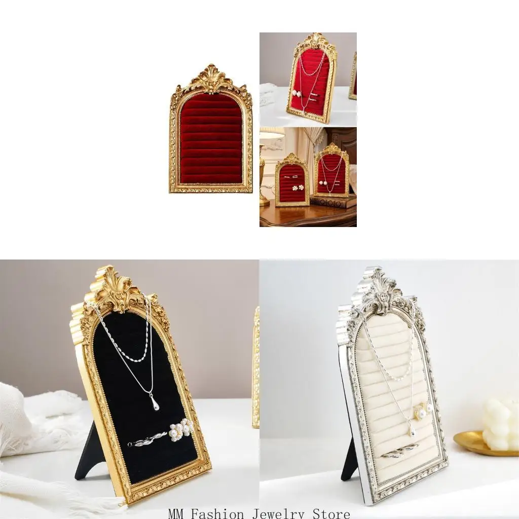 Ornate Jewelry Presentation Box for Rings Earrings and Gift Display D0UB