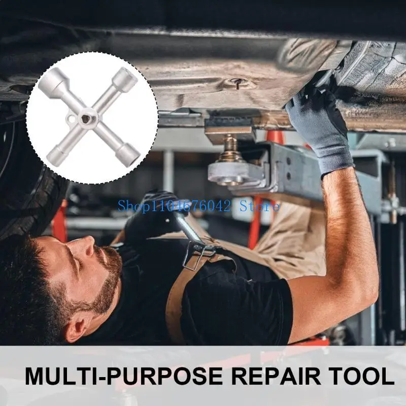 652F Crossing Multi Function Electrical Cabinet Triangles Wrench 5 in 1 Train Electrical Elevator Cabinet Valves Opening