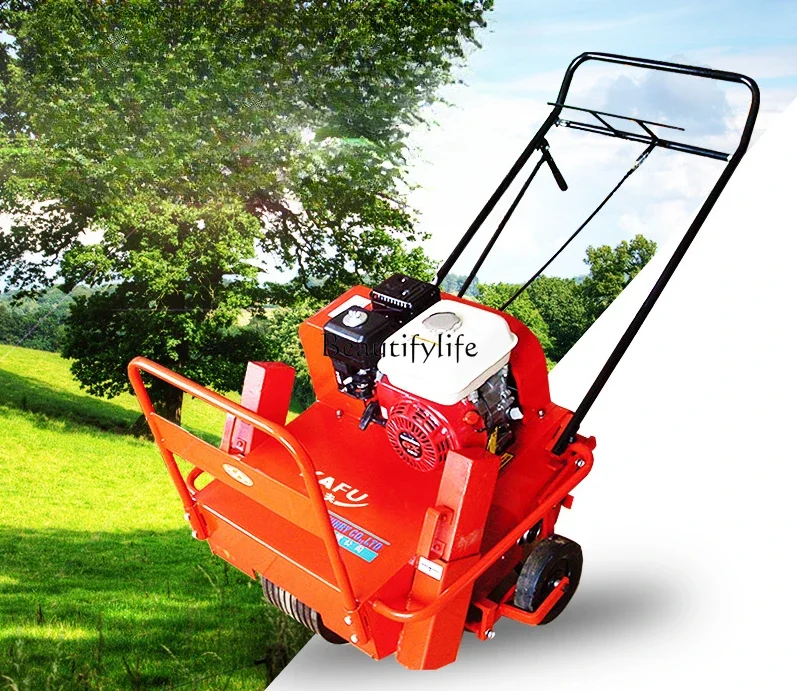 Drilling Machine Gasoline Engine Self-Walking Drilling Machine Stadium Lawn Fertilization Breathable Drilling Machine