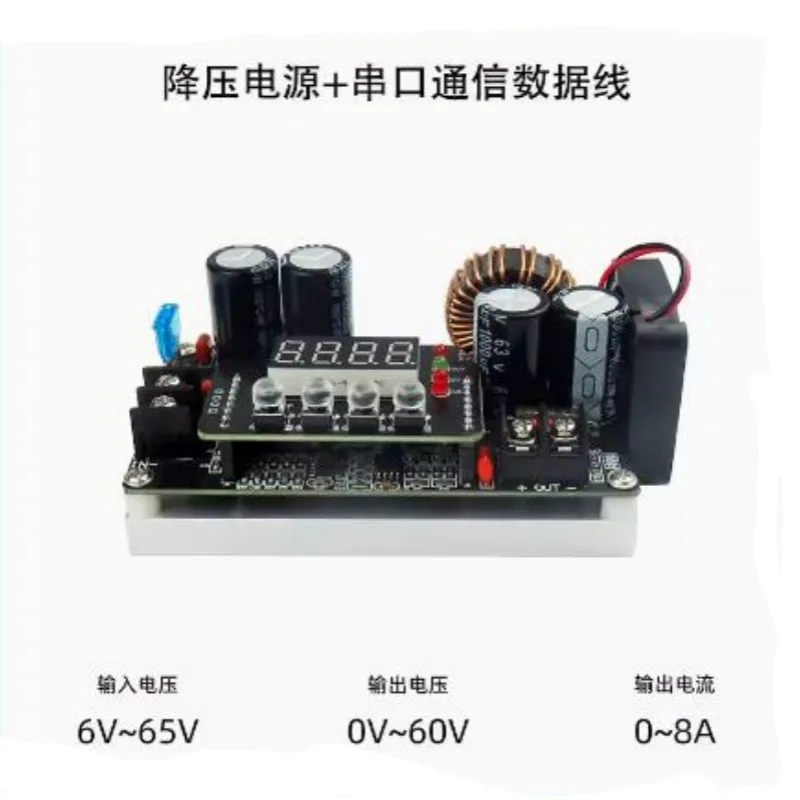 400WCNC Adjustable DC Constant Voltage Constant CurrentDC-DCVoltage reduction power supply module8A 6V~65VTurn0~60V