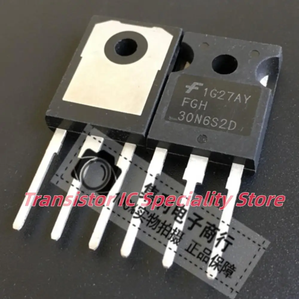 5PCS-10PCS  FGH30N6S2D  IGBT TO-247 600V 45A 167W  Imported  Original  Best Quality