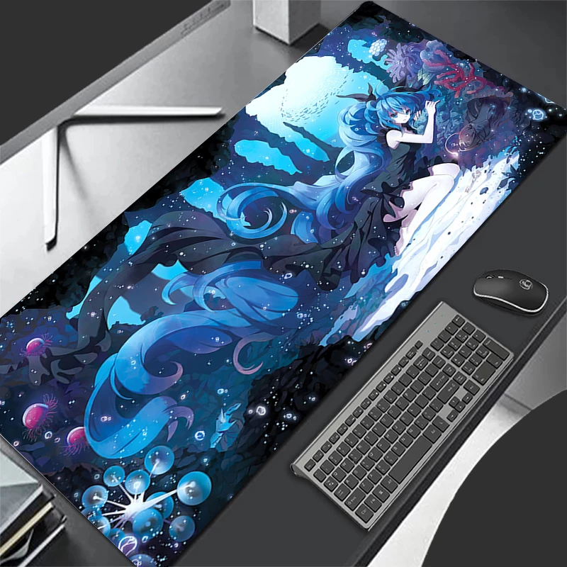 لوحة ماوس كرتونية للفتيات ، حصير مكتب كاواي ، حصيرة طاولة كبيرة ، وردي ، أنيمي ، H-Hatsuns ، M-Mikus ، كمبيوتر محمول ، لوحة مفاتيح ، كمبيوتر شخصي