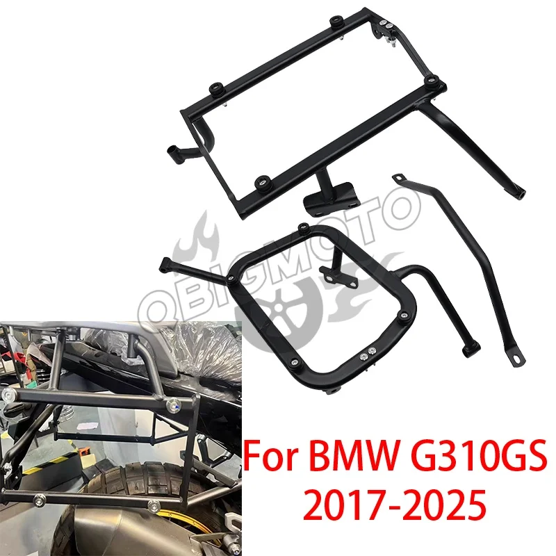 G310GS 2025 Motorcycle Luggage Box Rack Side Pannier Bracket For BMW G 310 GS G310-GS 2024 2023 2022 2021 2020 2019 2018 2017