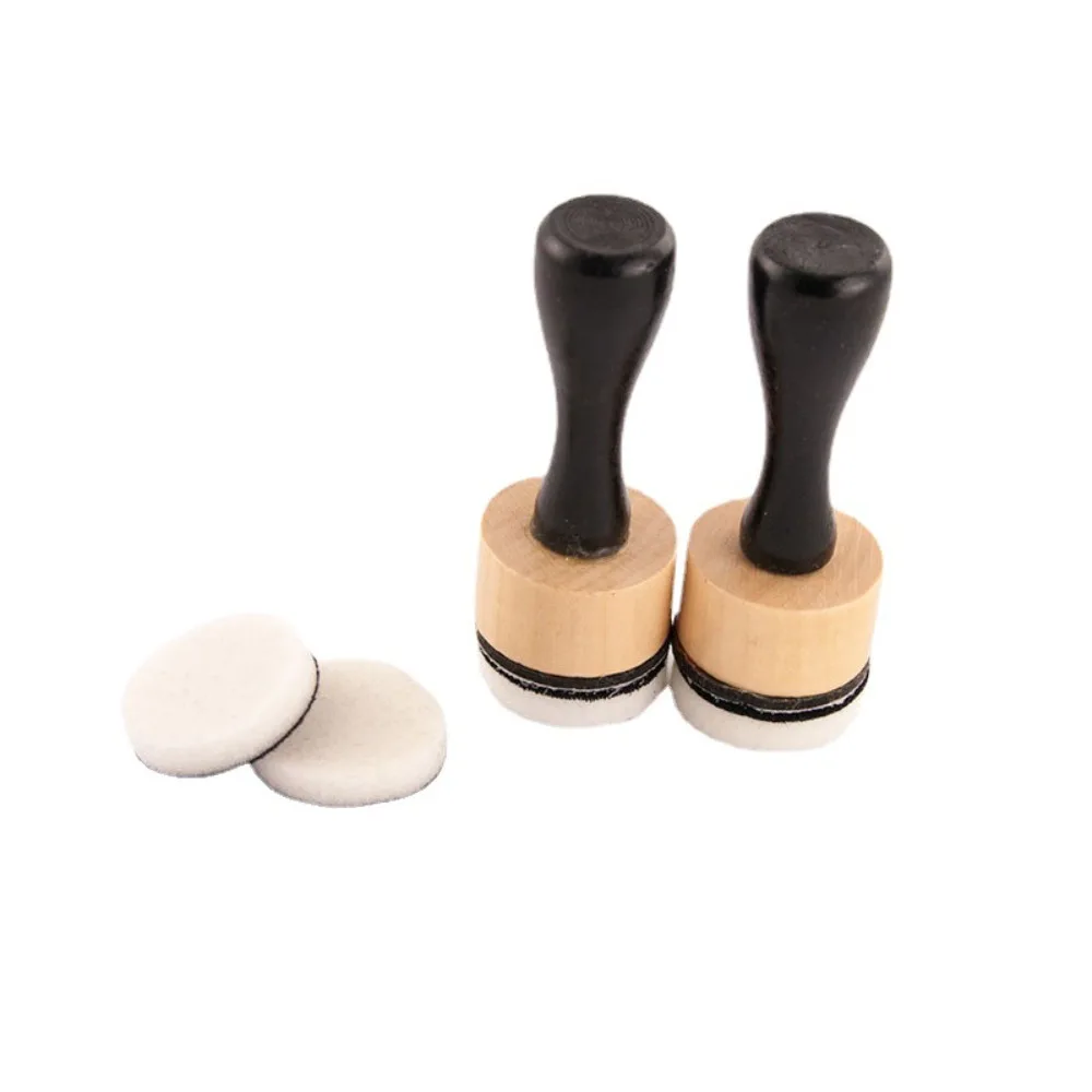 DIY Scrapbooking Mini Ink Paints Mixing Blending Tools Flat Domed Flat Domed Foam Refills Tool Foam Sponge