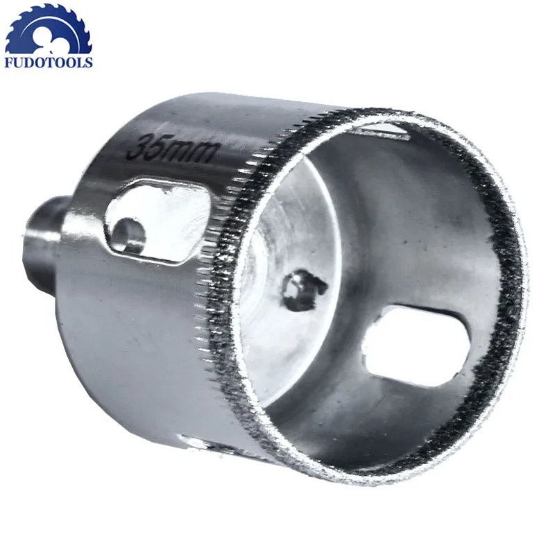 On Sale of 1pc Home Decoration Quality 35-60mm Glass Hole Saw Tile Diamond Drill Hole Saw For Wet Drilling Glass/tile Etc