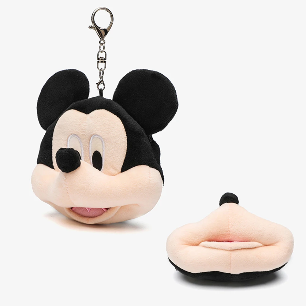 Disney Mickey Mouse plush toy coin purse keychain cute cartoon pendant children's creative gift Christmas birthday gift
