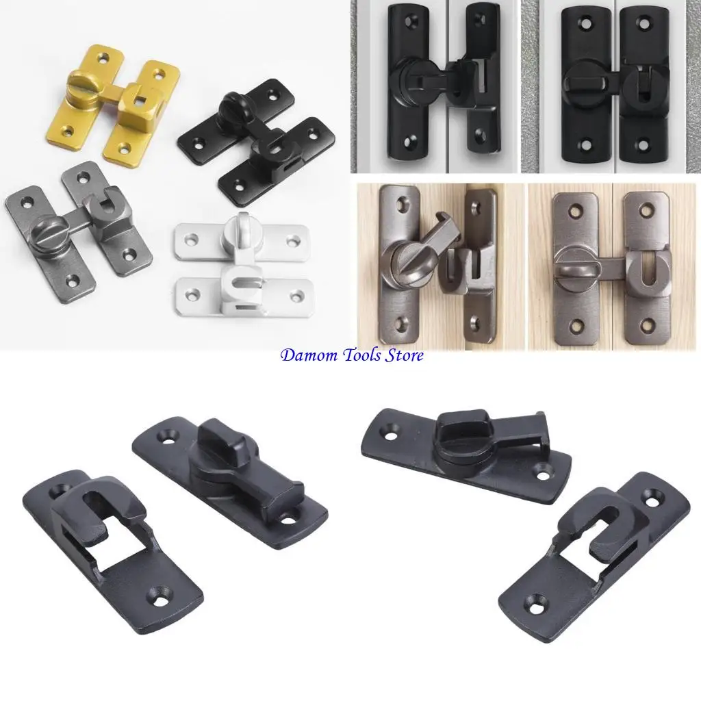 

57BE Sturdy Aluminum Alloy Without Perforated Pin Door Lock Suitable for Renters and Hotels Easy Installation Designs