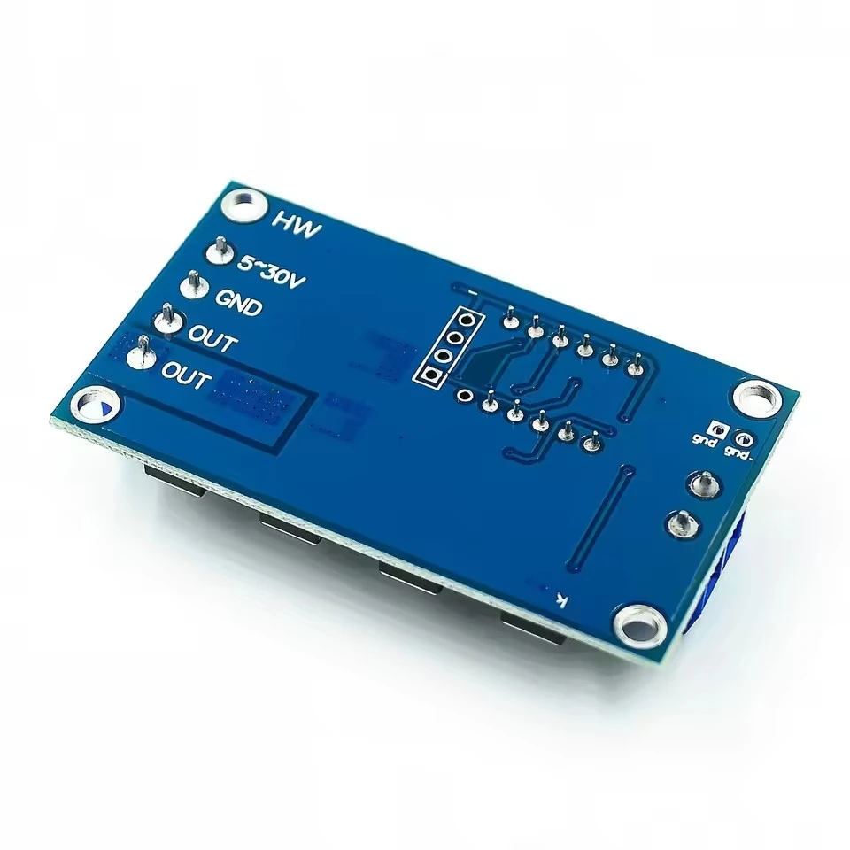 Dual MOS Time Relay Trigger Cycle Timer Delay Switch DC12V/24V Circuit Board Timing Control Module for Electronics