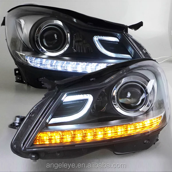 

For W204 LED Double color W204 Head Light 2012-2014 Year SY