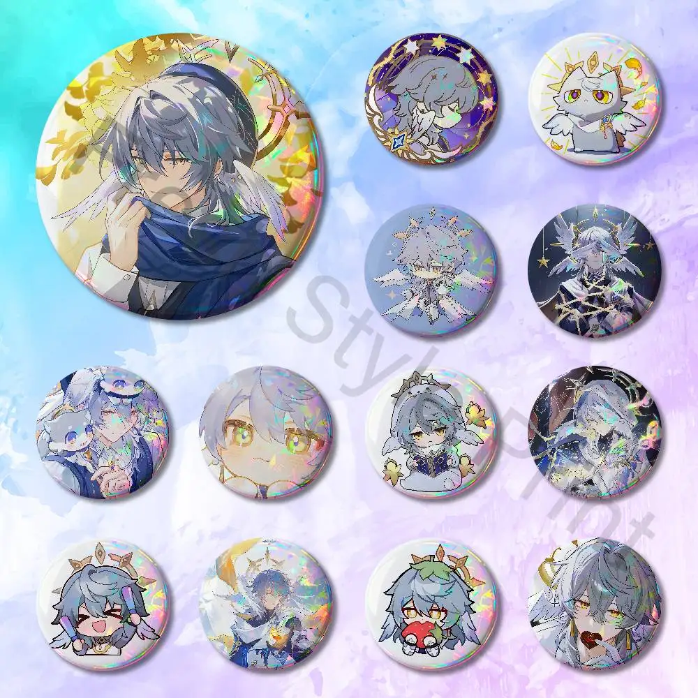 

Game H-Honkai Star Rail Sunday Pins 58mm Cute Cartoon Badge Handmade Brooches for Backpack Accessories