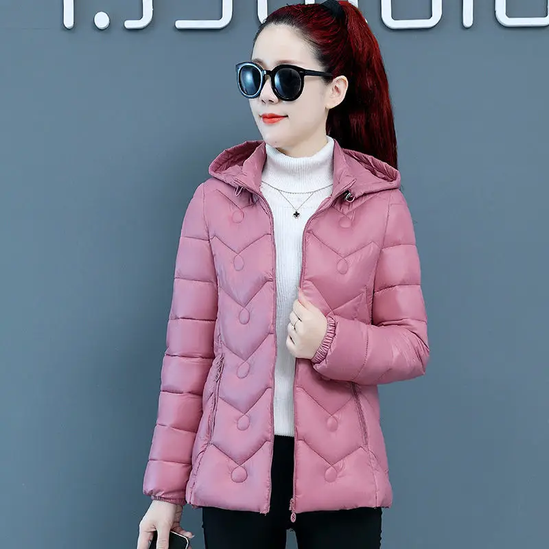 

2023 New Women Down Cotton Coat Winter Jacket Female Thick Parkas Given To Philandering Outwear Warm Overcoat