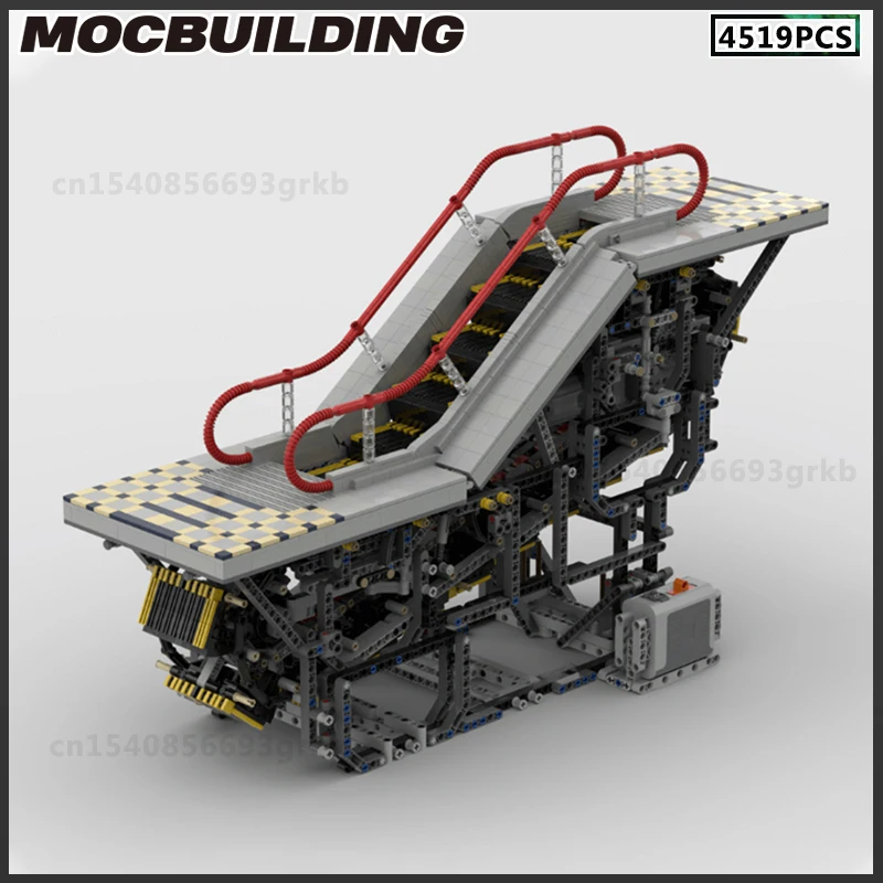 MOC Building Block Motorized Escalator DIY Brick Model Children\'s Toys Birthday Present Christmas Gifts Collection Assemble Game