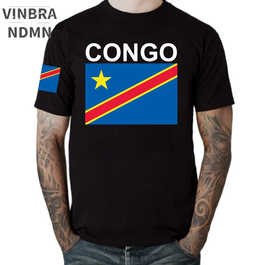 DR Congo men t shirts 2024 jerseys nation team cotton t-shirt gyms clothing tee country tops COD DRC DROC Congo-Kinsha Congolese