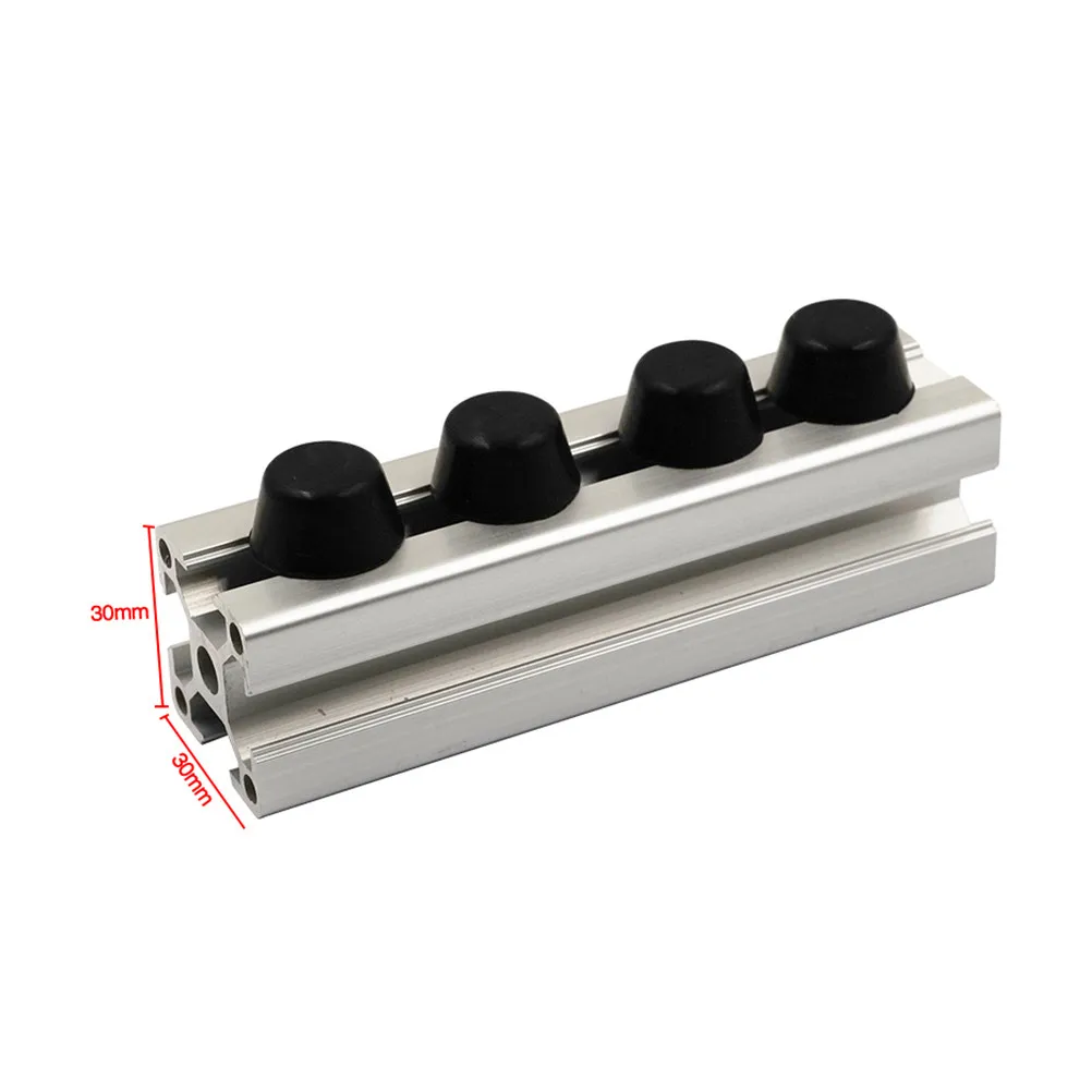 

4 шт. резиновые накладки на ножки 3D-принтера, противоударная защита для профиля 3030 I3, аксессуары для 3D-печати