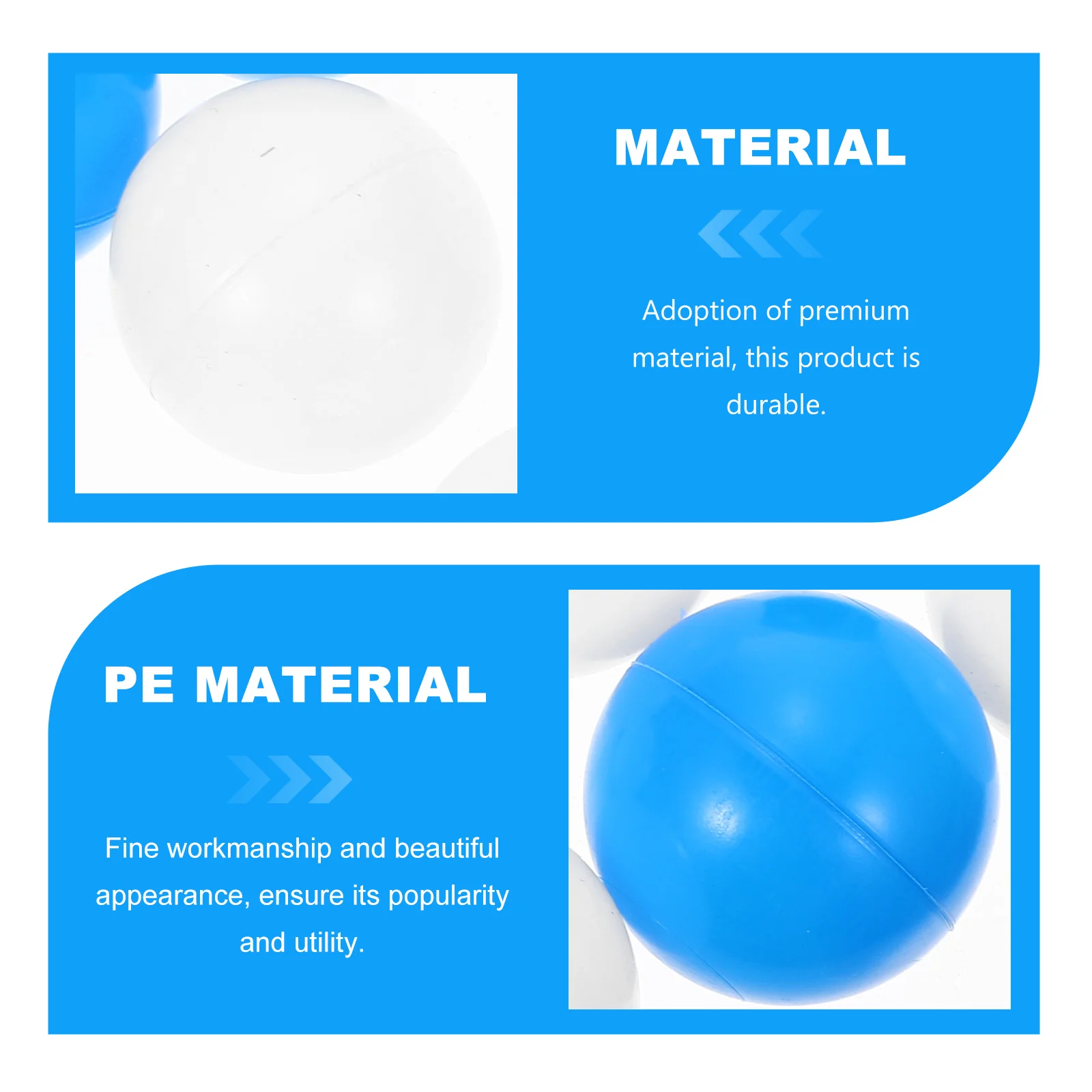

1 Set Thickened Plastic Ocean Balls Kids Play Balls Children Educational For Hand-Eye Coordination Color Recognition Swimming