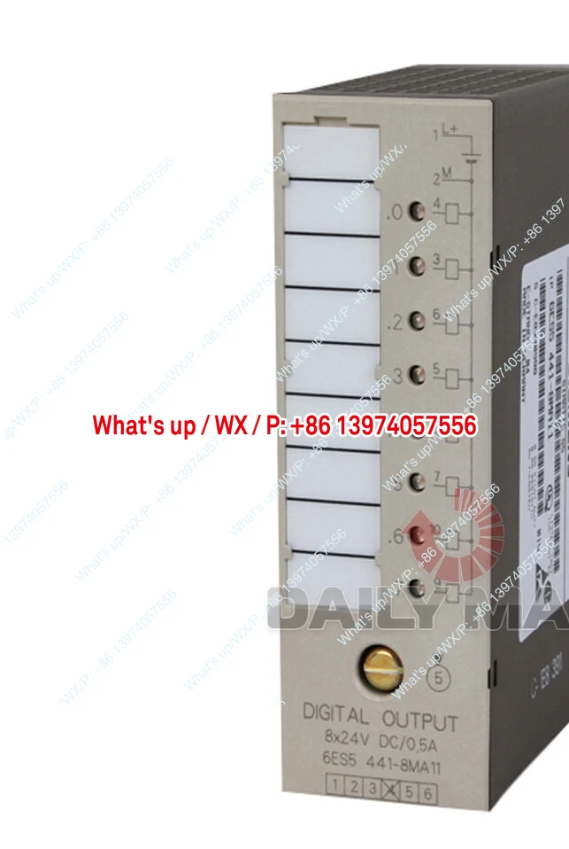 New cassette, programmable logic controller 6ES5441-8MA11 output module -
