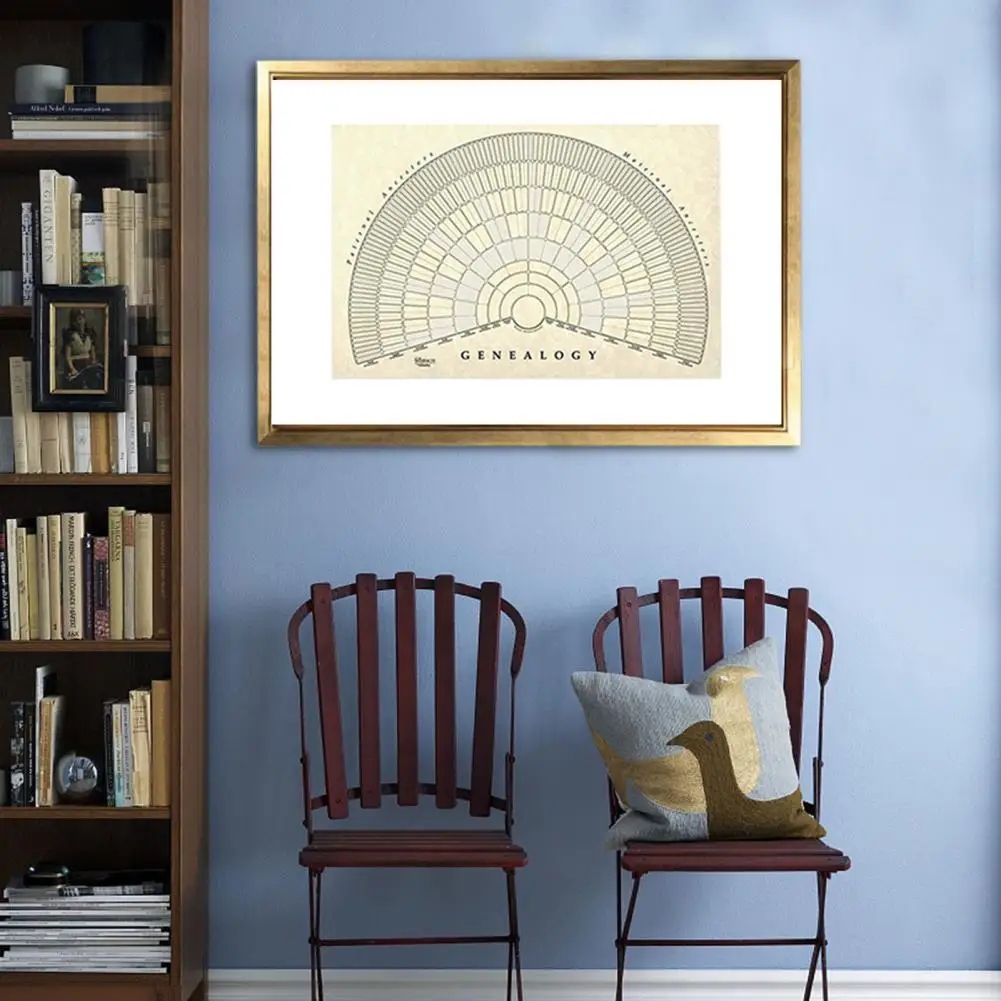 فكرة هدية الأم في القانون، مخطط شجرة العائلة، ملصق مخطط شجرة العائلة المخصص للمناسبات، هدية قماشية للأنساب للطفل