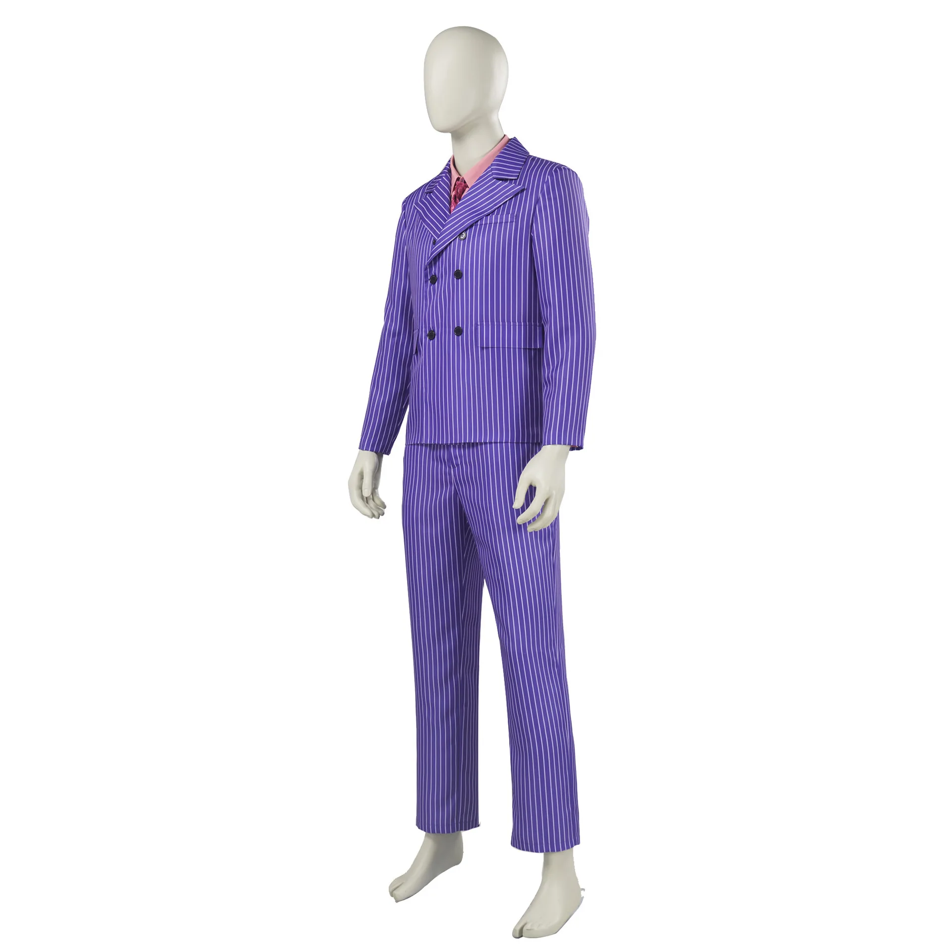 Movie Agatha Philip Lombard Cosplay Costume Adult Men Purple Suits Outfit Uniform Halloween Carnival Party Role Play Clothes