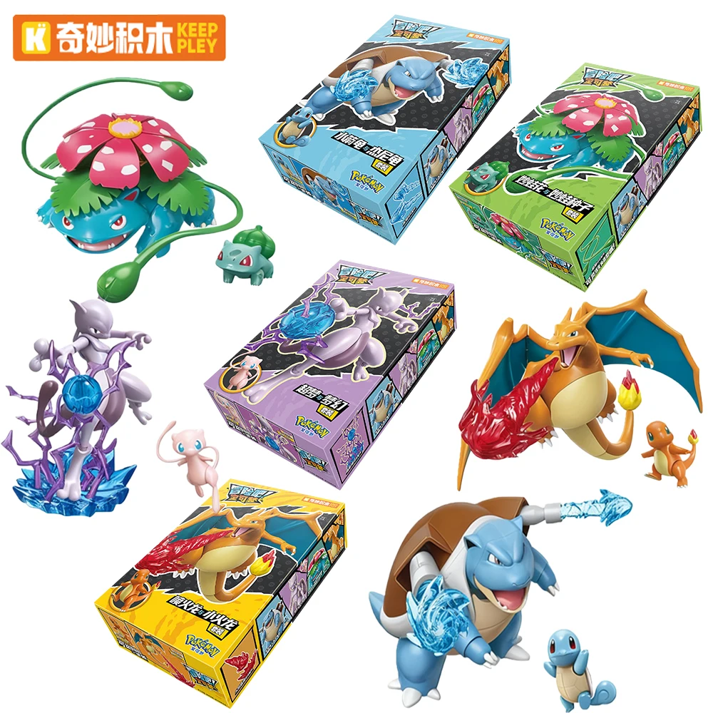 

New Original Keeppley Pokemon Action Figures Cute Styles Useful and Practical Model Toys Desktop Decorations Kids Hobbies Gifts