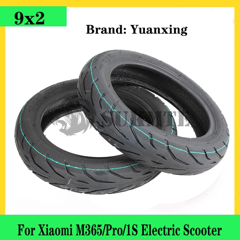 9 Inch 9x2 Tubeless Tyre For Xiaomi M365/Pro/1S Electric Scooter Rubber Tire Vacuum Tire Anti Puncture Wheels Tubeless Tyres