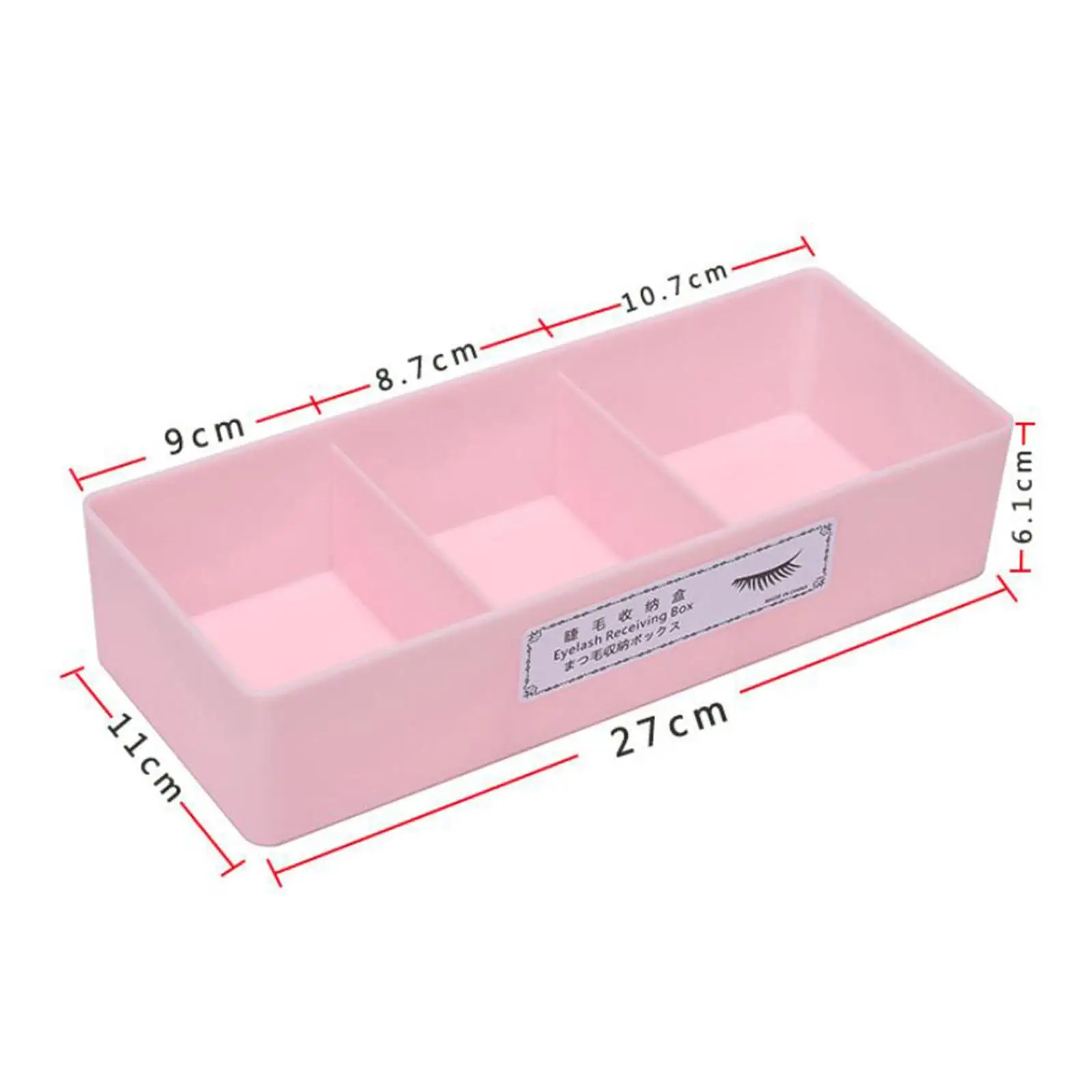 Large Capacity Eyelash Tool Storage Box for Eyelash Extension Tweezer Case