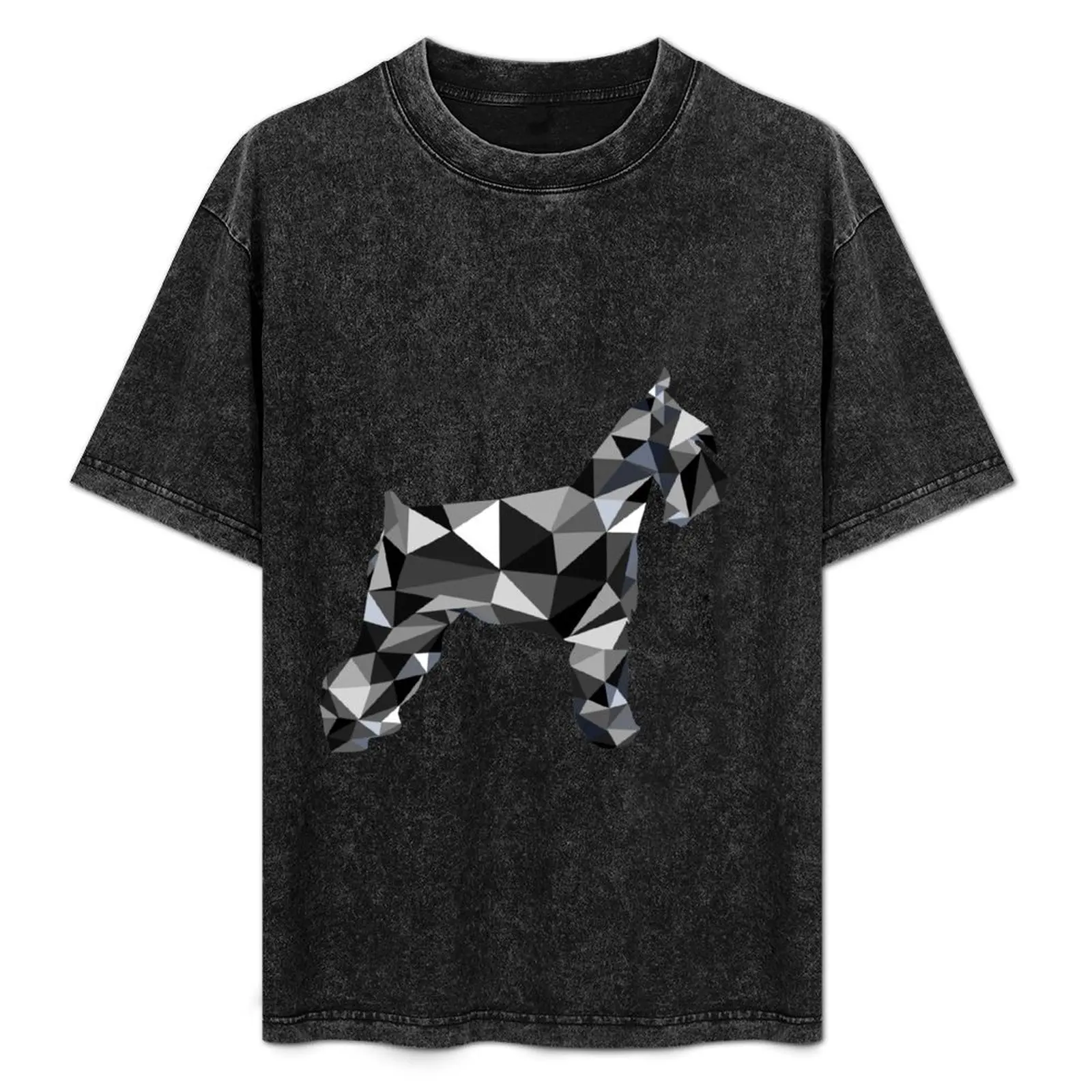 

poli schnauzer T-Shirt Plus Size Summer Short Sleeve T-Shirt