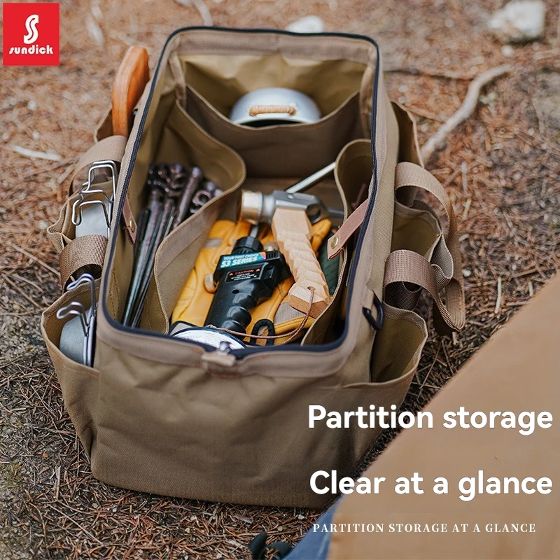 

Сумка-органайзер для хранения аксессуаров для палаток SDK: для колышков и молотков, водонепроницаемая, износостойкая, ручная сумка для кемпинга