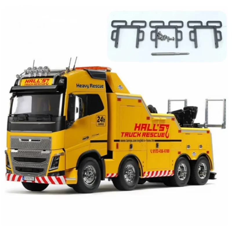 1 Set Simulazione Linea di Metallo di Carta per 1/14 Tamiya RC Camion Auto Wrecker per VOLVO FH16 750 Parti fai da te rc accessori