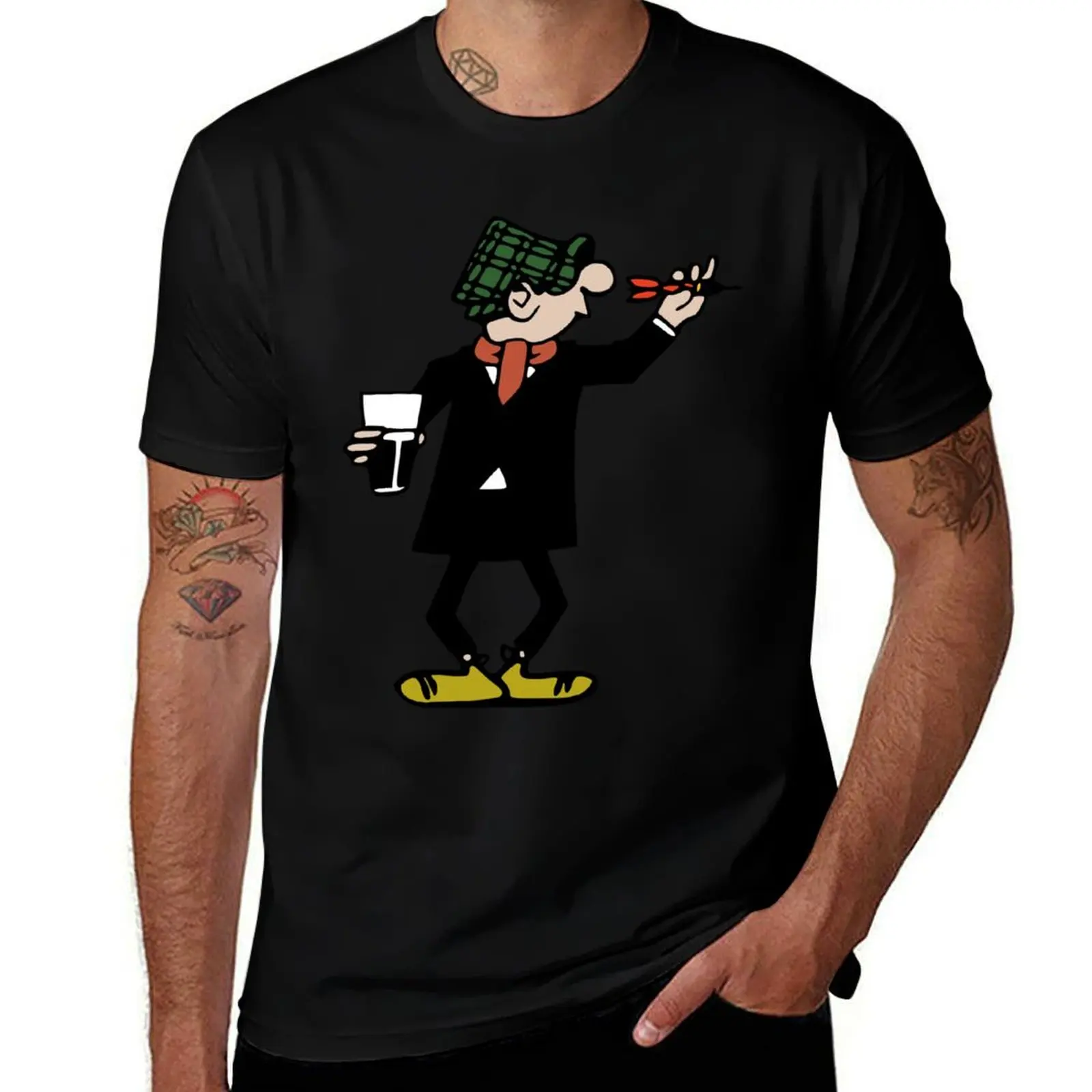 

Andy Capp Darts in Colour T-Shirt animal prinfor boys Luxury man boys whites oversized t shirt men