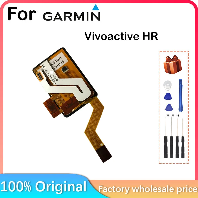 Für garmin vivo active hr gps lcd smart watch lcd display touchscreen reparatur ersatzteile bildschirm baugruppe