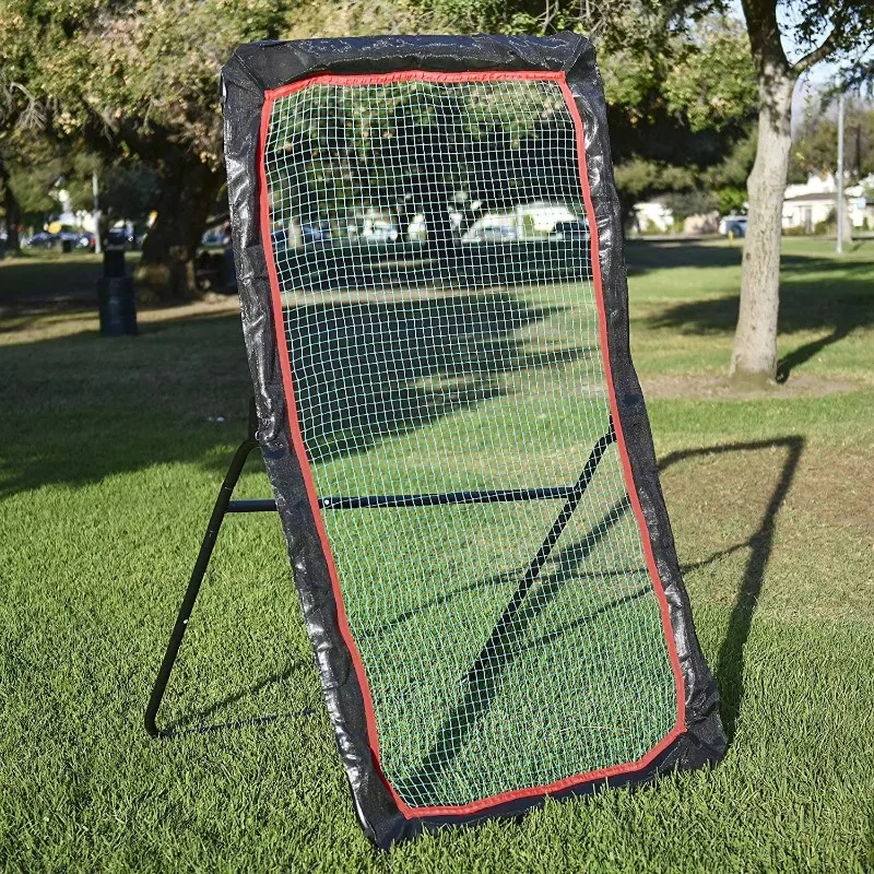 Rangka Baja dengan Jaring Nilon untuk Latihan Passing, Shooting, Catching, Reacting, Lacrosse Rebounder