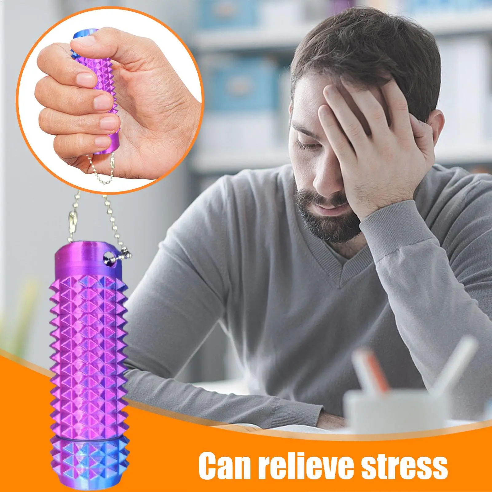 

Карманные непоседы для взрослых, портативная колючая игрушка, 3D-печать, антистрессовая ручка, стимуляция, инструмент для саморегулирования для спокойных подростков