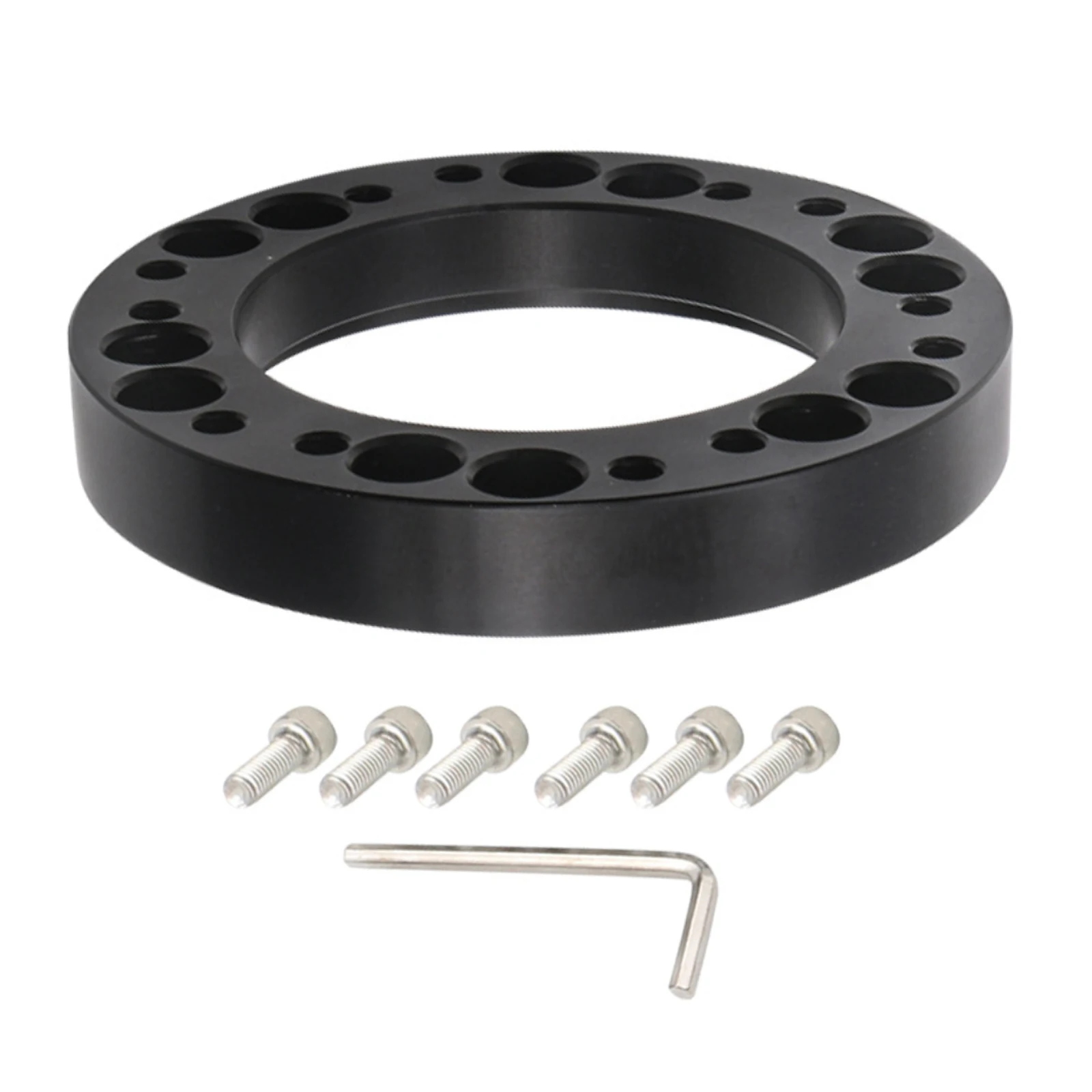 Universal Aluminum Alloy Steering Wheel Hub PCD Adapter Spacer Kit For Momo OMP SPARCO ITALVOLANTI  6 x 70mm PCD Car Accessories