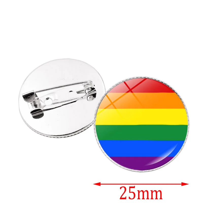 11Styles Lesbian Pride Rainbow Flag Lapel Pins Backpack Shirt Brooches for Men Women Badge Accessories Gift