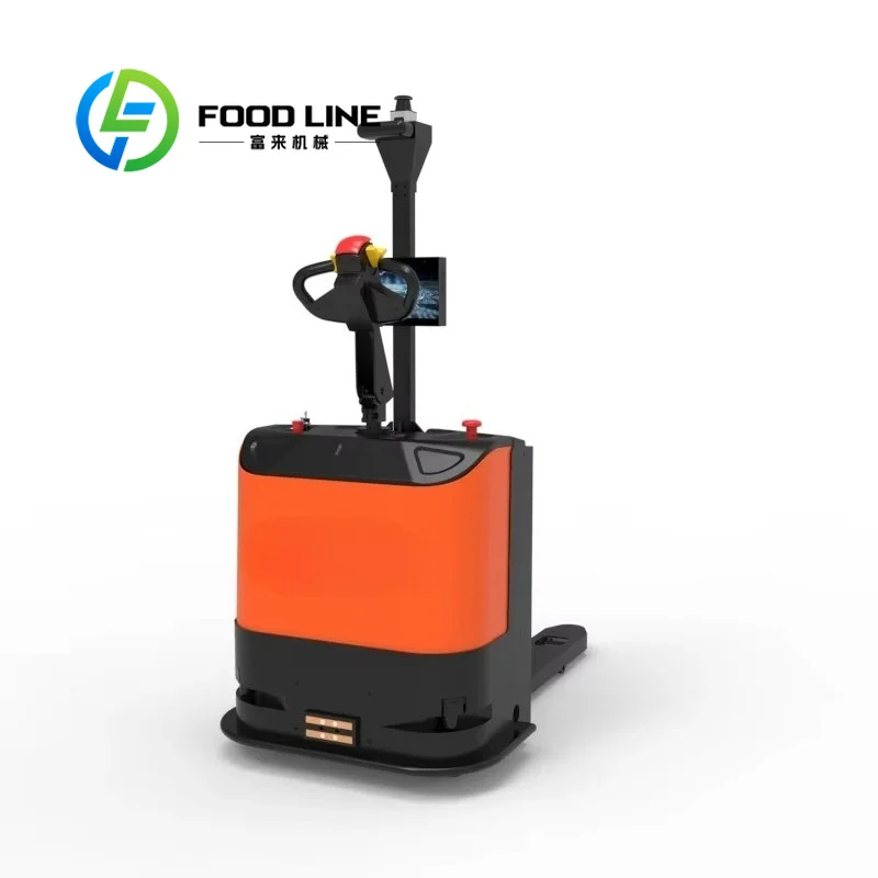 Counterbalance Forklift Agv Robot, Lidar Slam Positioning, Auto Elevator Adaptation, For Unmanned Warehouse Pallet Distribution