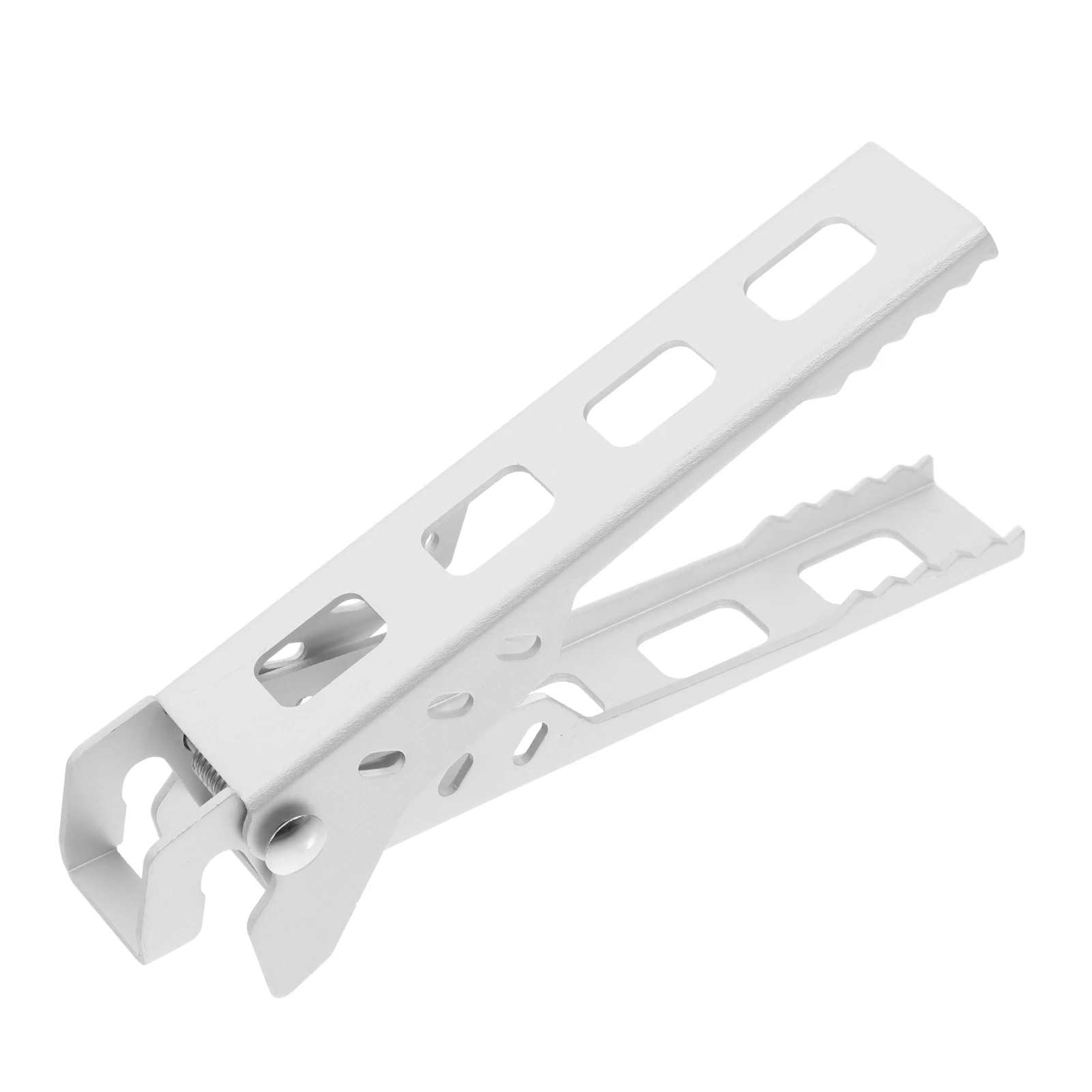 

Stainless Steel BBQ Tongs Silver Anti Scalding Clip Bowl Holder Portable Dish Gripper Kitchen Gadget Multifunctional For Camping