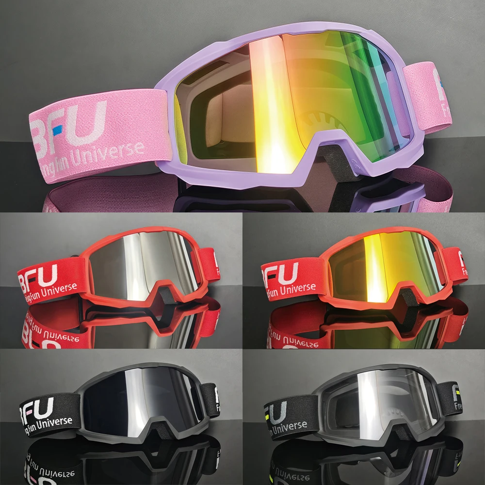 

FBFU унисекс внедорожные очки 2025 HD линзы ветрозащитные дышащие велосипедные мотоциклетные очки для занятий спортом на открытом воздухе снежная гора