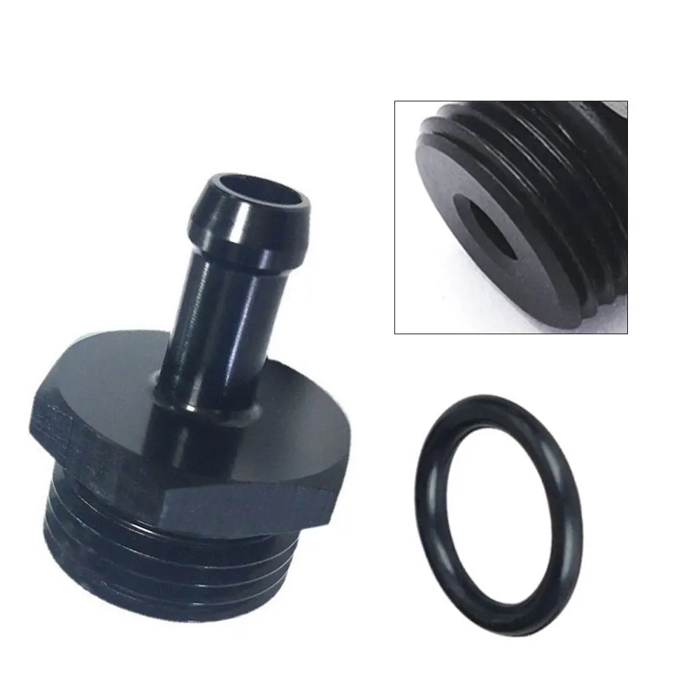 

Automotive AN10 External Thread To 5/16 Coupler Fuel Line Adapter Accessories Aluminum Black Easy To Use High Quality Tools