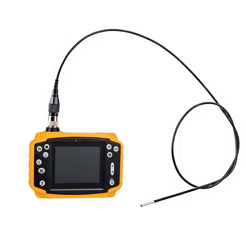 Factory Customized 9MM Dual Lens 3.7mm Endoscope Camera IP67  Sewer Industrial Borescope with 3.5Inch Display Inspection ca