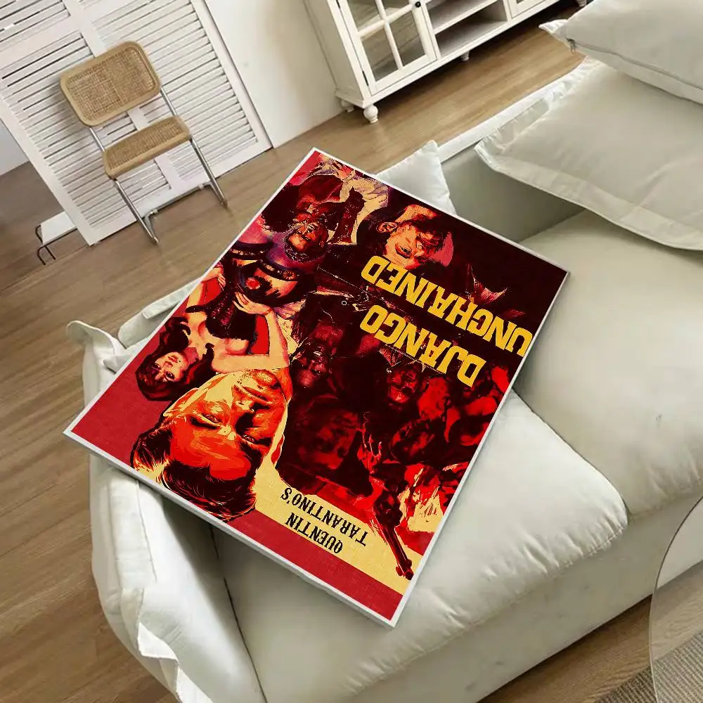 الفيلم الكلاسيكي D_Django U_Unchained Whitepaper ملصق HD جودة ملصق جدار الفن اللوحة غرفة الدراسة جدار ديكور #4