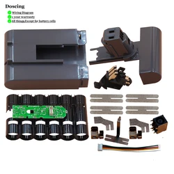 Doscing 21V DC31 DC31A Battery case Accessories with PCB BMS for Dyson DC34 DC35 DC44 DC 45 Animal Handheld Vacuum Cleaner L70